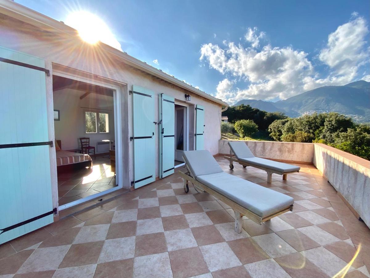 Domaine Punta Della Guardia Villa Vue Mer Dans Nature Protegee, Plage A 1,5 Km Червйоне Екстер'єр фото